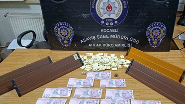 Kocaeli Gölcük'te kumar oynatana adli işlem başlatıldı, 4 kişi 46 bin 416 TL ceza aldı