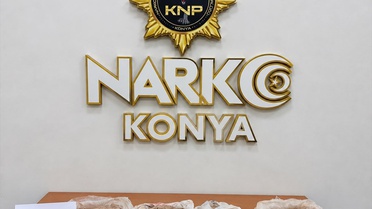 Konya'da Narko-Mercek operasyonunda 26 şüpheli gözaltı, 1 ton 78 kilo madde ele geçti