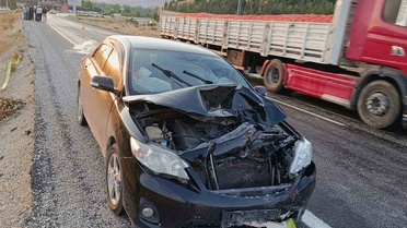 Malatya'da otomobil ile motosiklet çarpıştı, motosiklet sürücüsü hayatını kaybetti