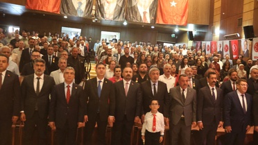 MHP Iğdır İl Başkanlığına Hüseyin Ateş yeniden başkan seçildi