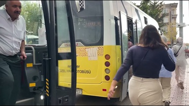 Aksaray'da halk otobüsü şoförleri, motorin 102 lira olunca 50 liralık bilet istedi