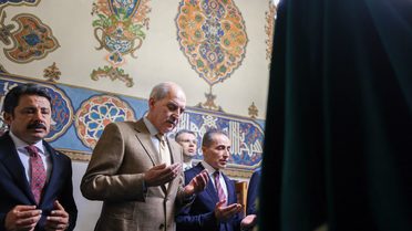 TBMM Başkanı Kurtulmuş, Hacıbektaş'ta Hacı Bektaş-ı Veli'nin türbesini ziyaret etti