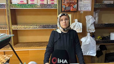 Fırıncı kadın dükkanını hemen boşaltmayı reddetti, saldırıya uğradı! O anlar kamerada