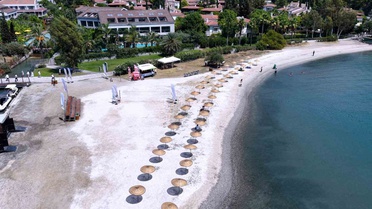 Bakan Kurum, Göcek'te ücretsiz halk plajını açtı, Sıfır Atık plaj sayısı 15'e çıktı