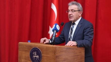 Gazze'den akademisyenler DEÜ'deki etkinlikte bilimsel çalışmalarını anlattı