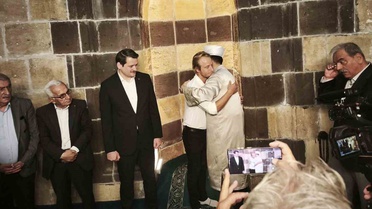 Van Gevaş'ta ihtida töreninde Letonyalı Mozajevs Müslüman olup Veysel adını aldı
