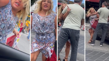 Trafik magandası bu kez erkek değil kadın! Korna çalan genç kadına dehşeti yaşattı