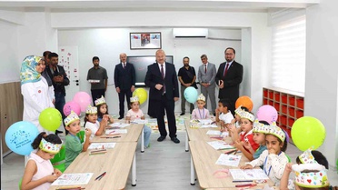 Adıyaman Valisi Küçük, 4-6 yaş Kur'an kurslarında miniklerle sohbet etti