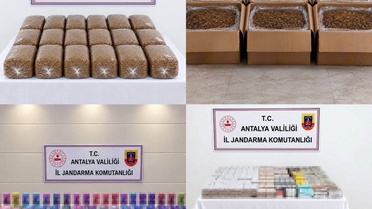 Antalya'da 3 ilçedeki kaçak tütün operasyonunda 500 kilogram tütün ele geçirildi