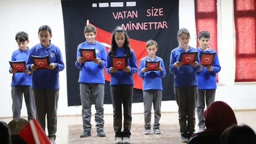Bayburt’ta öğrencilerden ’Gaziler Günü’ programı