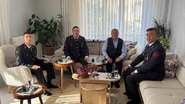 Bilecik İl Jandarma ekipleri gazilerle görüştü, ihtiyaçları yok, sağlıkları iyi