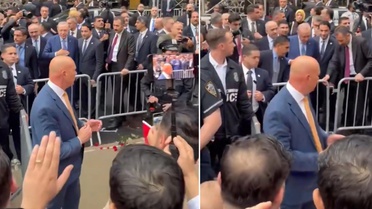Erdoğan New York'ta bariyerleri kaldırttı, vatandaşlarla sohbet etti