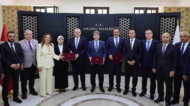 Amasya Gümüşhacıköy'de OSB protokolü Vali Önder Bakan'ın katıldığı törenle imzalandı