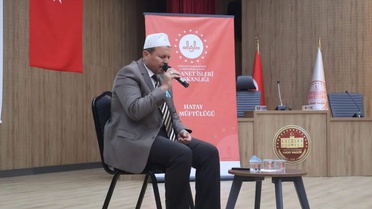 Dr. Hüseyin Hazırlar Hatay'da Mevlid-i Nebi programında konferans verdi