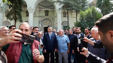 İçişleri Bakanı Çiftçi Ankara'da esnafı ziyaret etti