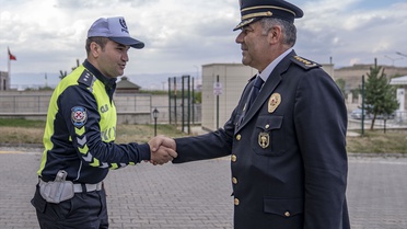 Onur Karaburun, Özel Güvenlik Denetleme Başkanlığı görevine Erzurum'da uğurlandı