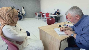 Kütahya'da Ahmet Türk'ün Hüsn-i Hat kursuna yaklaşık 50 kursiyer kayıtlı bulunuyor