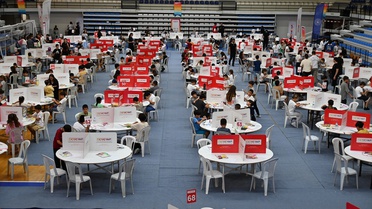 Manisa'da Deneyap seçme sınavında 245 ortaokul ve 102 lise öğrencisi ter döktü