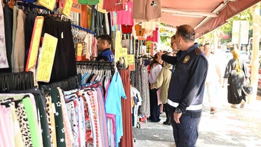 Manisa'da ortak denetimde kaldırım işgalleri kaldırıldı, 4 bin TL ceza hatırlatıldı