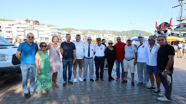 Marmaris'te gaziler ve aileleri mehtap turunda buluştu