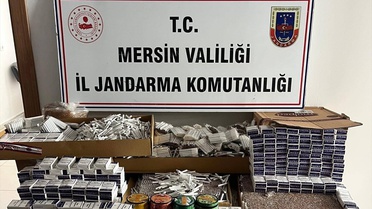 Mersin Anamur'da operasyonda 32 bin 120 makaron bulundu, şüpheli gözaltına alındı