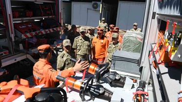 Deprem farkındalığı için 3'üncü Ordu ve arama kurtarma timleri deprem tatbikatı yaptı