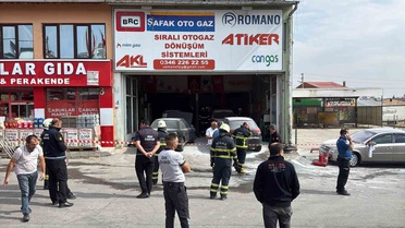 Sivas'ta LPG istasyonunda patlama! Çok sayıda yaralı var