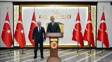 Ukrayna Büyükelçisi Celalov, Aydın'da Vali Varol ve Başkan Çerçioğlu ile görüştü