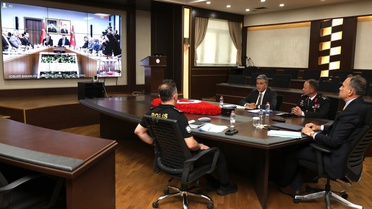 Ağrı'da okul güvenliği toplantısında servis denetimleri ve risk analizleri ele alındı
