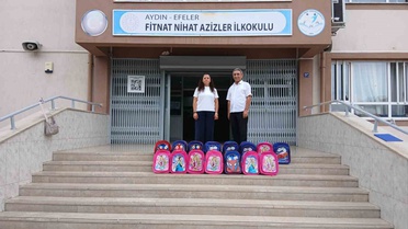 AYSO ve TOBB, Aydın'da 500 ihtiyaç sahibi öğrenciye okul çantası ulaştırdı