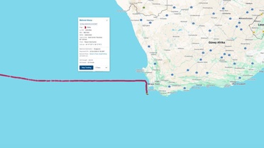 Atlas Okyanusu'nda iş kazası geçiren denizci Cape Town'da hastaneye sevk edildi