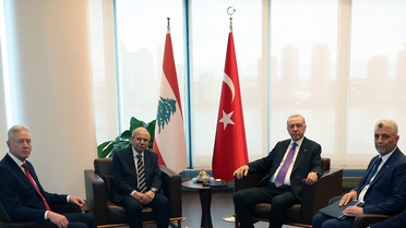 Cumhurbaşkanı Erdoğan, Lübnan Başbakanı Nevaf Selam ile görüştü