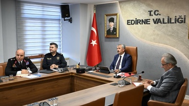 Edirne Valisi Sezer, 81 ilden yetkiliyle okul güvenliği toplantısına katıldı