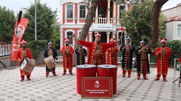 Yavuz Sultan Selim için bestelenen ilk mehter marşı Kırklareli'de seslendirildi