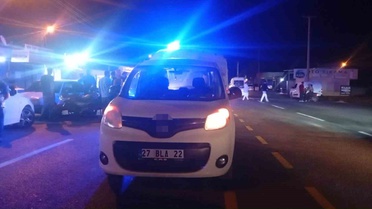 Gaziantep İslahiye'de iki aracın çarpıştığı trafik kazasında 1 kişi yaralandı