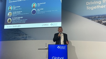 GWEC CEO'su Backwell, küresel rüzgar sektörünün bu yıl 180 gigavatı aşmasını bekliyor