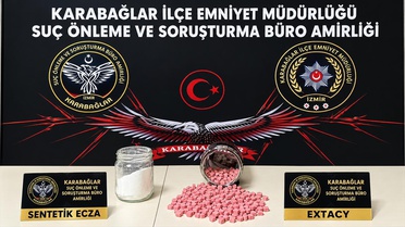 İzmir Karabağlar'da 250 gram uyuşturucu, 338 hap ele geçirildi; 4 şüpheli tutuklandı