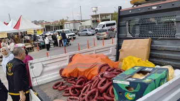 Malatya'daki fuarda 'dana sucuk' adıyla satılan 230 kilo piliç sucuğa el konuldu