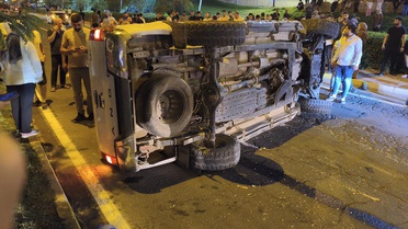 Mardin Artuklu'da pikap ve otomobilin çarpıştığı kazada 1 kişi yaralandı