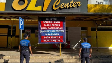 Şahinbey'de son kullanma tarihi geçmiş ürün satan 3 market 3 gün kapatıldı