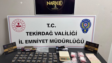 Tekirdağ'da 25 uyuşturucu zanlısı tutuklandı, 4 milyon lira ele geçirildi