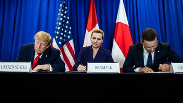Trump, Danimarka ve Grönland başbakanları New York'ta güvenlik anlaşmasına imza attı
