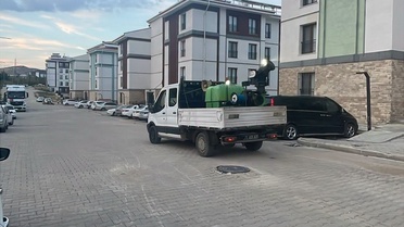 Kırıkkale Yahşihan'da belediye, mahalleleri sivrisinek ve haşerelere karşı ilaçladı