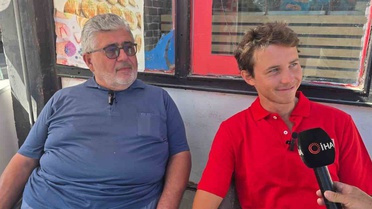 Avustralyalı bisikletçi Vezirköprü'de Türk misafirperverliğine hayran kaldı