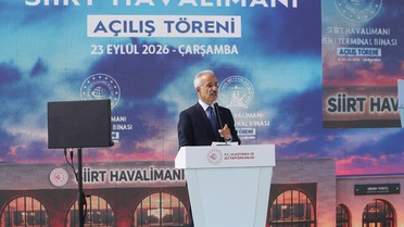 Bakan Uraloğlu, Siirt Havalimanı Yeni Terminal Binası açılış töreninde konuştu: