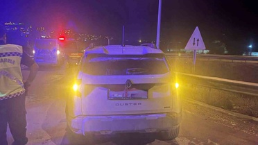 Bilecik Osmaneli'de motosikletin otomobile arkadan çarpması sonucu 1 kişi yaralandı