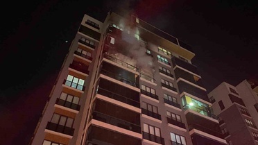 Bursa Nilüfer'de yangında mahsur kalan 19 kişi itfaiye ekiplerince tahliye edildi