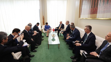 Cumhurbaşkanı Erdoğan, Japonya Başbakanı Takaiçi Sanae'yi kabul etti