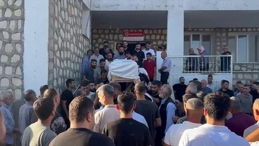 Girne'de alabora olan gemide ölen Mehmet Bayhan Nusaybin Kuruyöy'de defnedildi