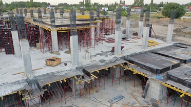 Iğdır'da yapımı süren Devlet Hastanesi'nin inşaatı yüzde 35 seviyesine ulaştı